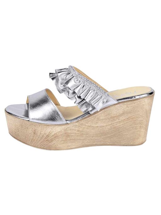 Шлепки, серебристые - Heine фото 3