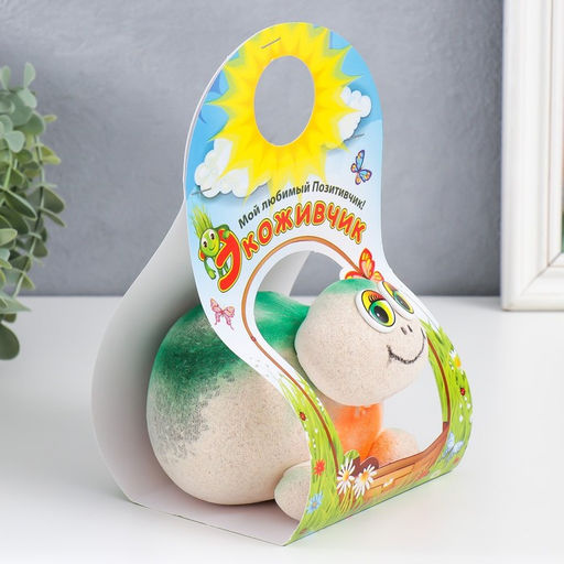 Набор для выращивания «ЭкоЖивчик. Черепаха новинка», фигурка растущая в подарочной упаковке