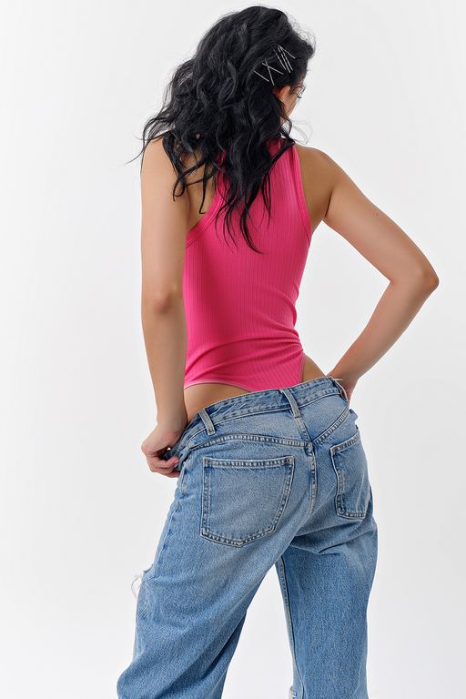 Боди трикотажное серо-голубое - Fly фото 9