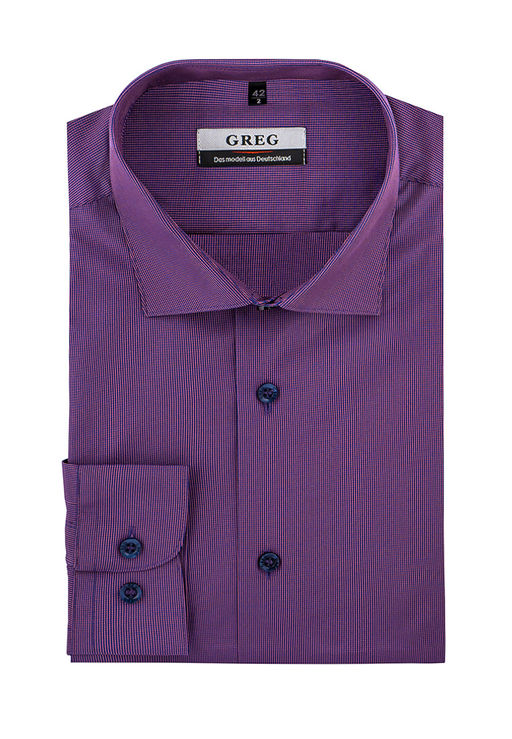 Сорочка мужская длинный рукав GREG 774/139/879/Z_GB  фото 4