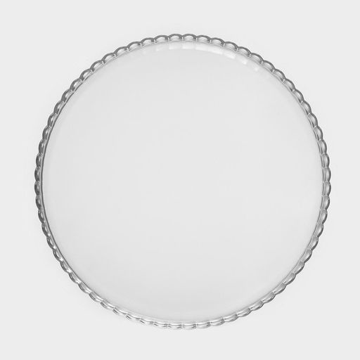 Блюдо Paşabahçe Patisserie, d=24 см, стекло, прозрачное