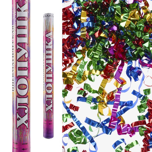 Хлопушка пневматическая «Праздничный фейерверк», ассорти, 60 см