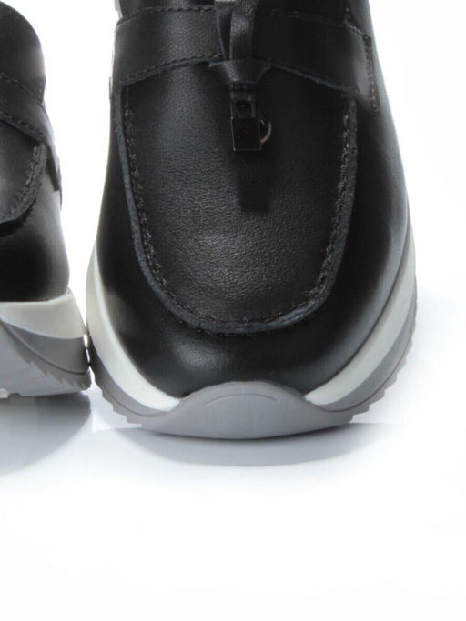 03-5951-3 BLACK Лоферы женские (натуральная кожа)