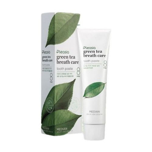 Зубная паста с экстрактом зеленого чая - Pleasia Green Tea Breath Care Tooth Paste, 120 гр