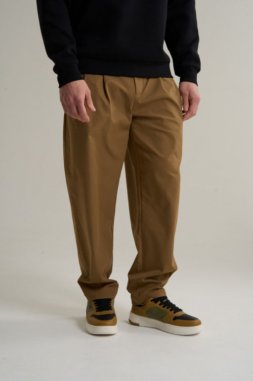 Брюки текстильные Коричневый COMMUTE Woven Track Pants - Anta фото 3