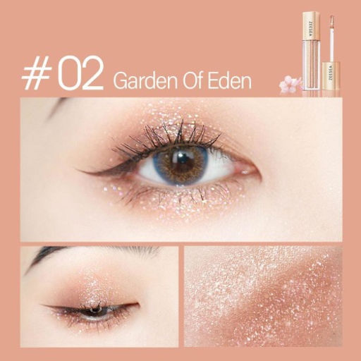 Тени для век кремовые Zeesea Glitter Liquid 02 2.8 г  фото 2