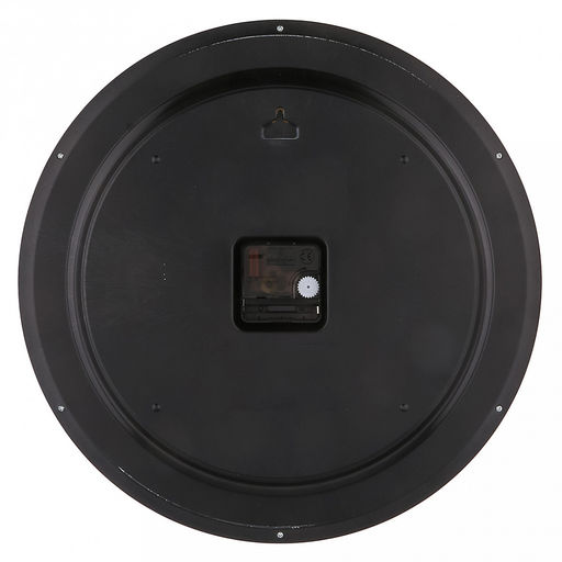 Часы настенные Авангард д37,5см, h5,5см, мягкий ход, циферблат белый; цифры арабские, черный; корпус пластик, медный/черный; в коробке (Китай) - Домашняя мода фото 2