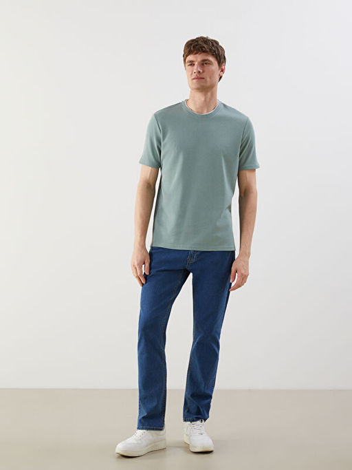 Bisiklet Yaka D?z Erkek Ti??rt