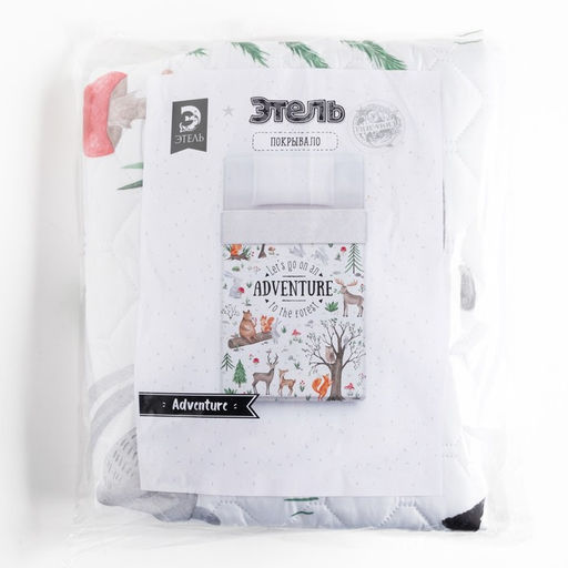 Покрывало детское Этель 1,5 сп Adventure, 145х210 см, микрофибра  фото 6