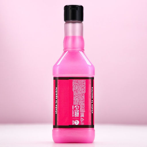 Гель для душа виски «Слёзы бывших», 500 мл, аромат клубничного мороженого, Чистое счастье