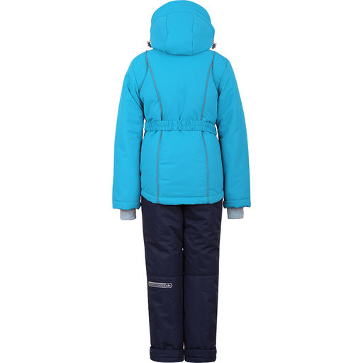 RODOS Утеплённый костюм для девочки зима М-215 Бирюза/Синий