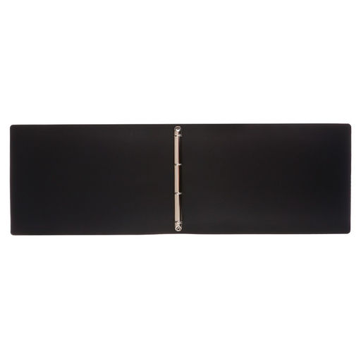 Папка на 4 кольцах А3, Calligrata TOP, 27 мм, 800 мкм, горизонтальная, чёрная