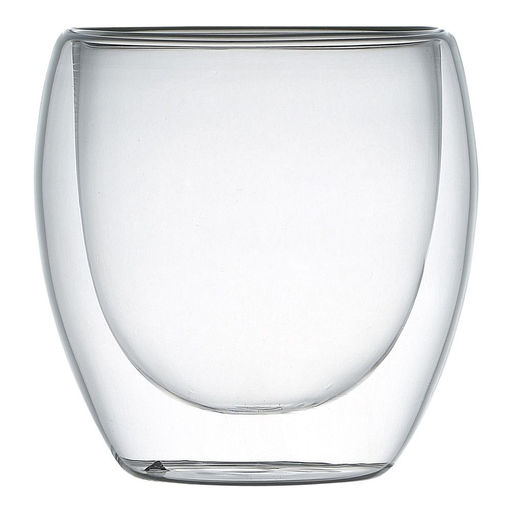 Стакан стеклянный для кофе и эспрессо с двойными стенками Hotel, 0.08 л, цвет прозрачный - Walmer фото 2
