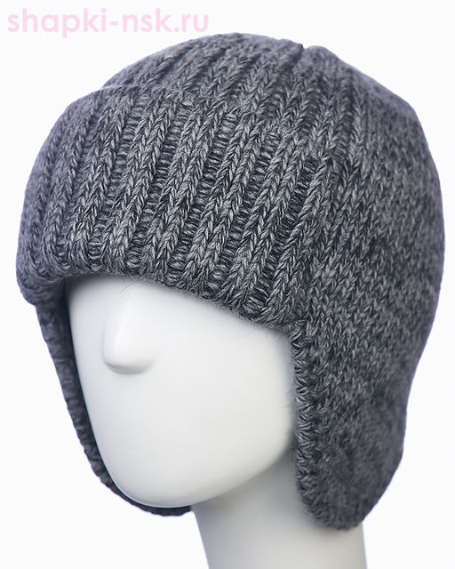 Барон Ушанка мужская флис (56-58)