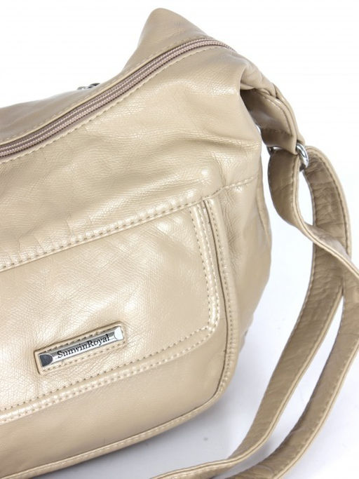 Сумка женская искусственная кожа Guecca-102, 1отд+карм/пер, плечевой ремень, бежевый SALE 264026 - Adelia фото 8