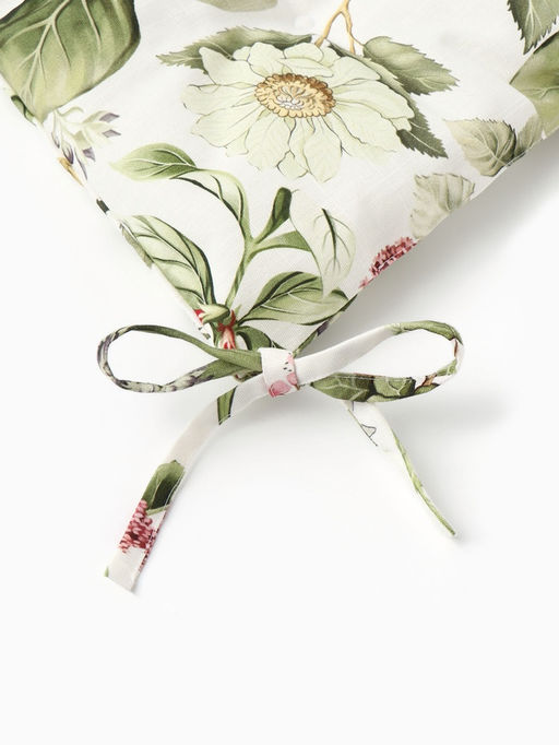 Подушка на стул «Этель» Organic home, 42×42×7 см, белая