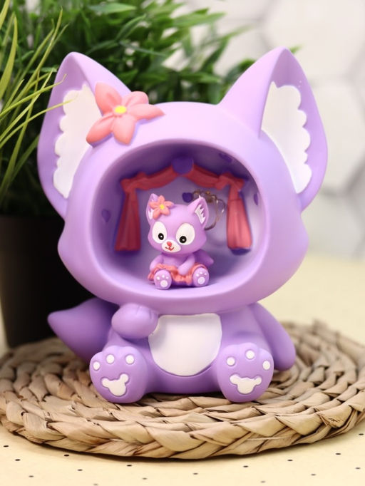 Ночник Fox flower, purple (18 см), пластик