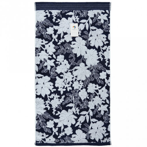 Полотенце махровое "Белые ночи" 50х90см, хлопок 100%, синий (Китай)