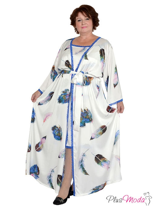 Халат Модель №749 размеры 44-84 - Plusmoda фото 4