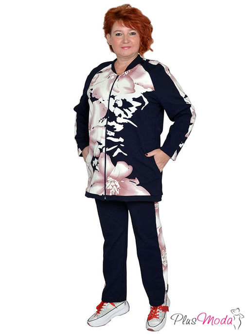 Толстовка Модель №1419 размеры 44-84 - Plusmoda фото 7