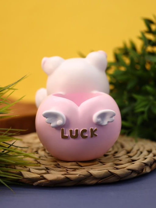 Подставка для канцелярских принадлежностей Luck pig, pink