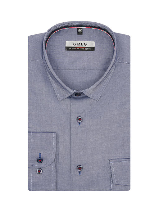 Сорочка мужская длинный рукав GREG 220/131/0965/Z/1p  фото 2