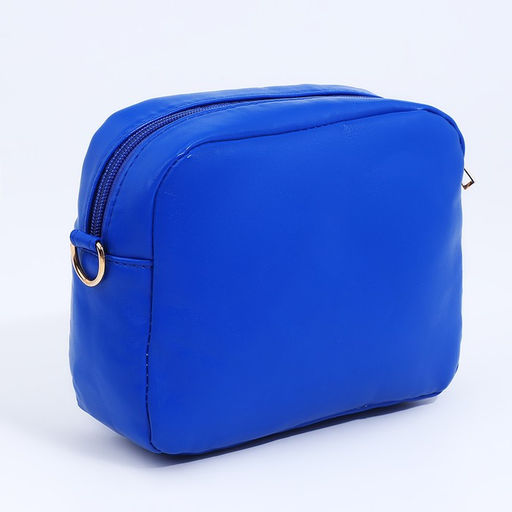 Сумка кросс-боди на молнии, цвет синий - Simaland фото 3