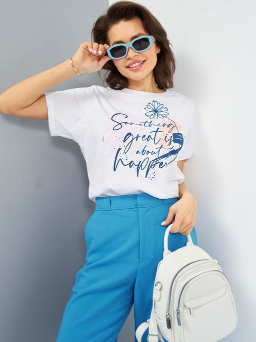 Футболка женская _ 12722/Something - F5 фото 2