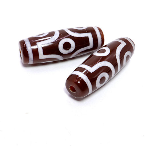 Бусина Дзи уп-2шт 6 глаз контролирует наши эмоций способствует достижению здоровья и долголетия