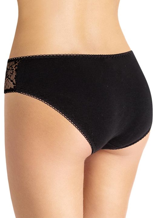 CLE C504 Трусы жен.Кружево хл. чёрный - Clever wear фото 2