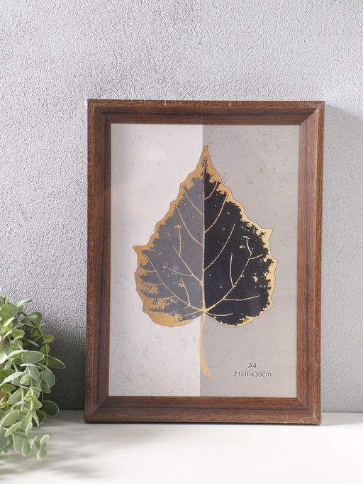 Фоторамка для фото А4 формат «Прованс», пластик, бежево-коричневый, 33.7×24.8×3 см