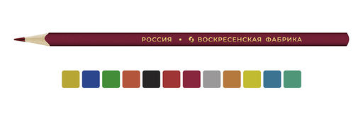 Лео Расти Набор цветных трехгранных карандашей джамбо в тубусе LSTJ-10 заточенный 2 х 10 цв - Vista-artista фото 6