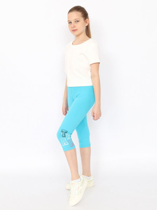 CRB wear/CSJG 70487-40-409 Бриджи для девочки,бирюзовый/Ex.Cherubino фото 3