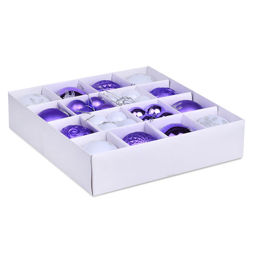 Набор новогодних украшений Зимняя сказка (6cм*12, 3cм*32) - Снеговичок фото 4