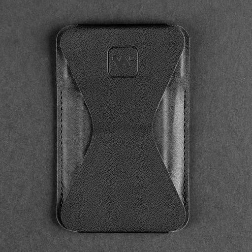 Магнитный кошелёк-подставка Windigo, поддержка Magsafe, для iPhone 12/13/14/15, графитовый чёрный  фото 6