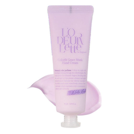 Крем для рук c ароматом белого мускуса - In England Color Fit Grace Musk Hand Cream, 50 мл