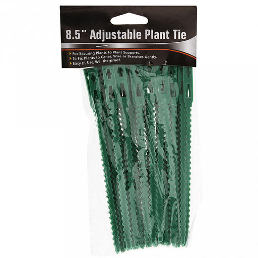 Хомут садовый, для подвязки растений 13см, 50 штук, пластмассовый, в п/эт упаковке на картоне (Китай) - Домашняя мода фото 2