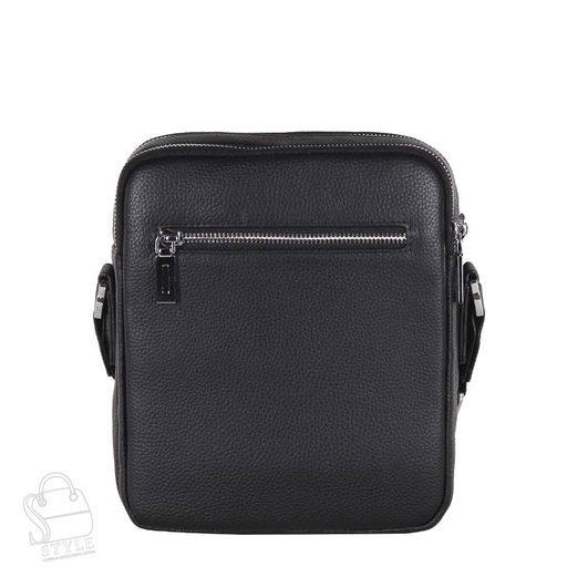 Сумка мужская кожаная 2601H black Heanbag в Новосибирске