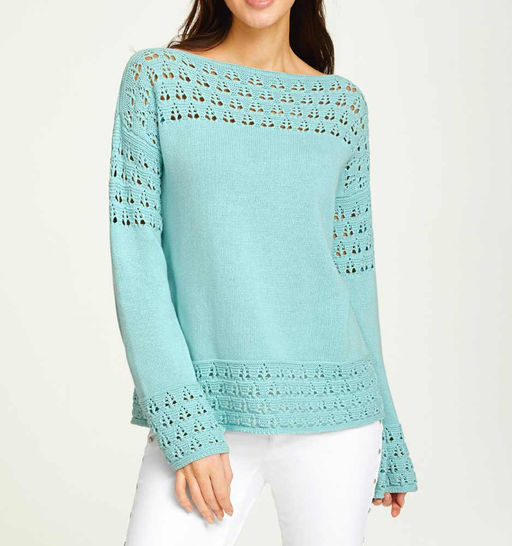 Пуловер, бирюзовый - Heine фото 5