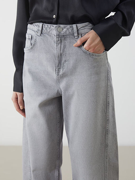 Baggy Fit Kad?n Jean Pantolon