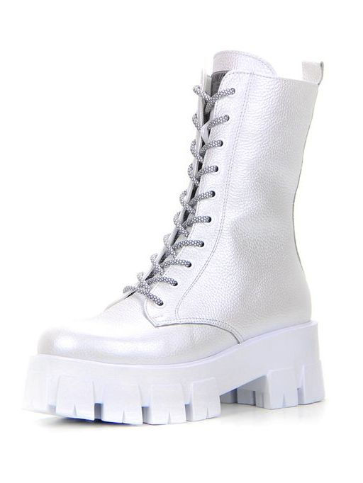 Ботинки EDART 341.90200 w.white/шерсть