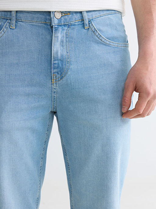 Джинсовые шорты Slim Fit мужские узкий крой