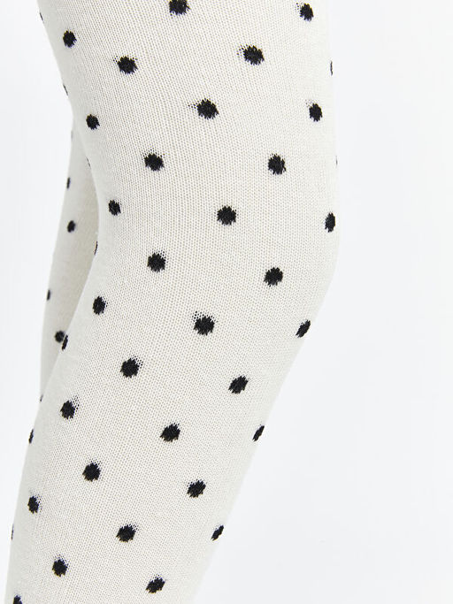 Puantiyeli K?z ?ocuk K?lotlu ?orap