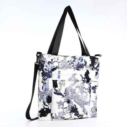 Шопер на молнии, цвет чёрный - Simaland фото 2