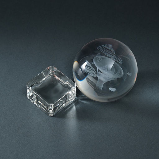 Фигурка стекло шар «Дирижабль», d=6 см