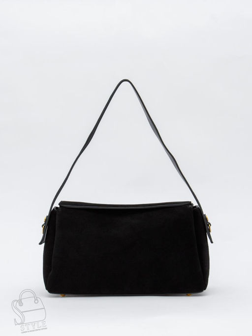 Сумка женская кожаная 1103M black Polina&Eiterou в Новосибирске