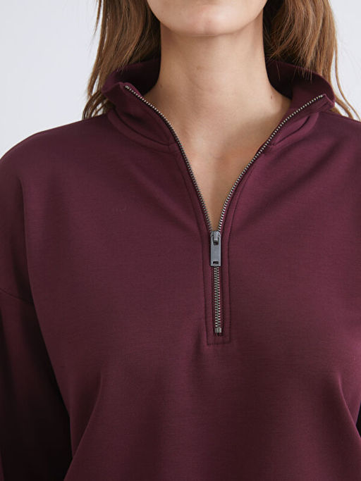 Dik Yaka Kad?n Sweatshirt