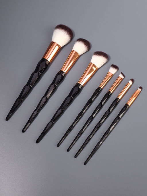 Набор кистей для макияжа SMOKY, 7 шт., чёрный