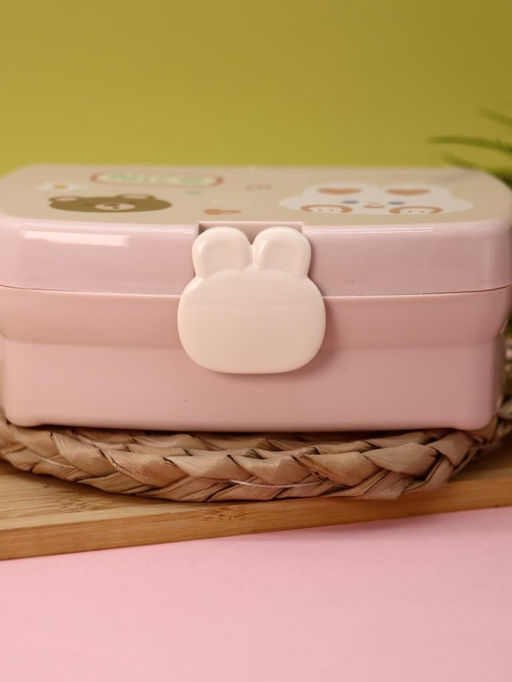 Ланчбокс "Bear-bunny", pink, 700 мл