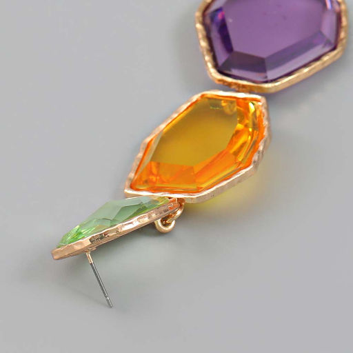 Серьги длинные на гвоздиках арт. 13 1620 (id 267270) - Rada фото 3